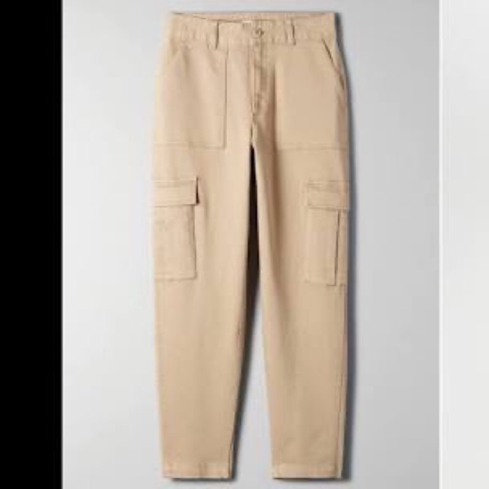 Aritzia high rise cargo pants